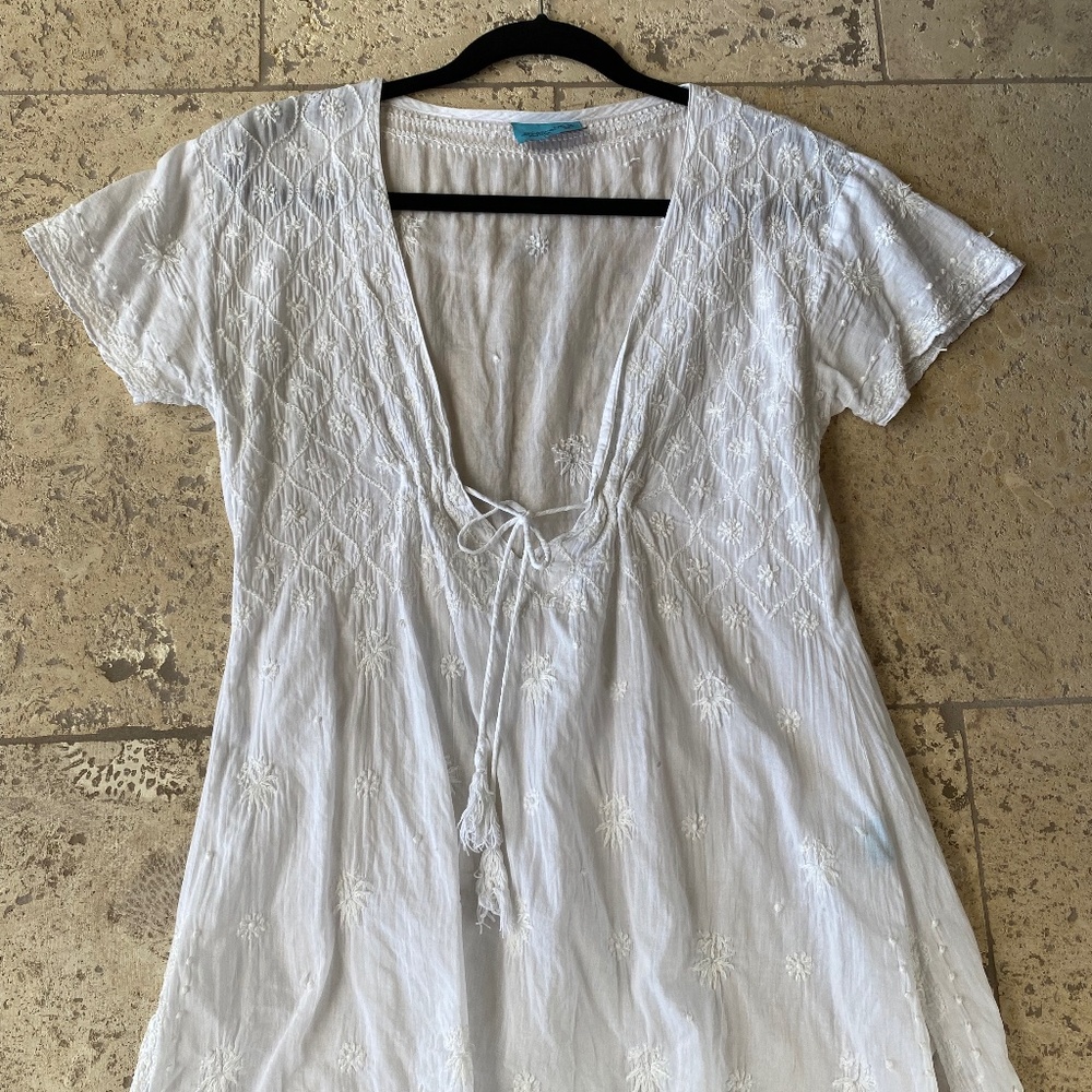 White Letarte 100% Cotton Tunic